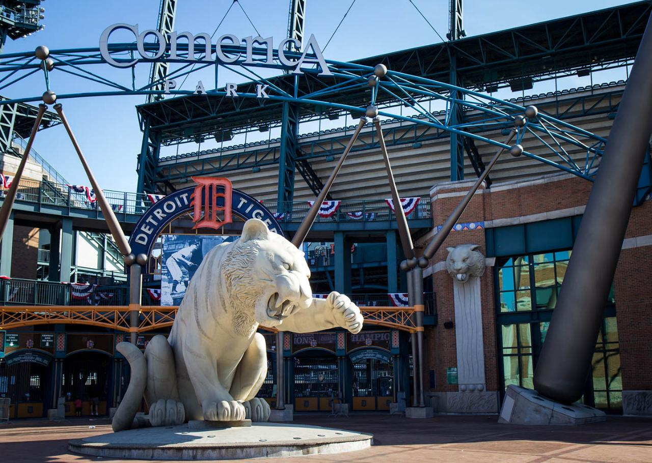 Detroit Tigers at Comerica Park - Photo 1 of 7